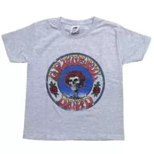 Grateful Dead - Bertha Circle Vintage Wash Kids 13-14 Years T-Shirt - Grey