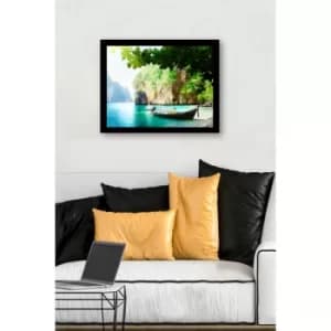 SC1256 Multicolor Decorative Framed MDF Painting