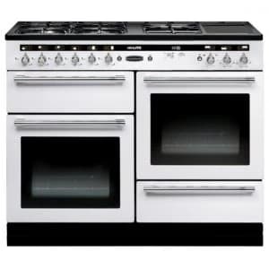 Rangemaster HLT110DFFWH-C Hi-LITE 110cm Dual Fuel Range Cooker