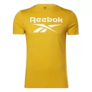 Reebok Fitted T-Shirt Mens - Yellow