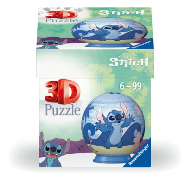 Ravensburger Disney Stitch Gifts and Toys - 3D Jigsaw Puzzle for Kids Age 6 Years Up - 54 Pieces - No Glue Required