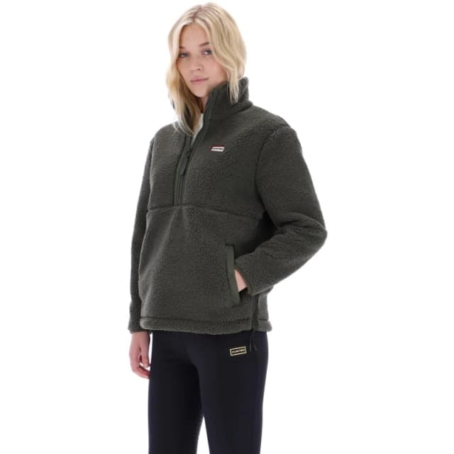 Hunter Womens Zipped Borg 1/4 Zip Fleece Kambaba female 14 (L)
