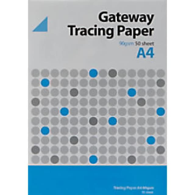 Gateway Technical Tracing Paper Pad A4 90gsm 50 Sheets, Clear RG001059