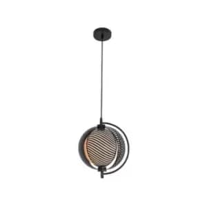 Larissa Kampia Ceiling Pendant Light 1x E27 Iron, Arcylic Black