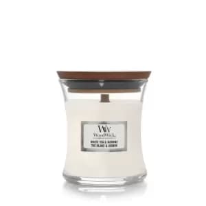 Woodwick White Tea & Jasmine Scented Candle 85g