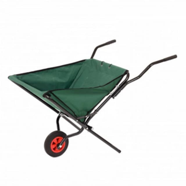 Oypla Lightweight Folding Garden Wheelbarrow Green unisex