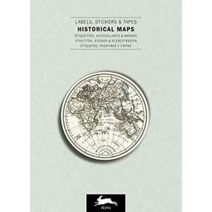 Historical Maps Label & Sticker Book Paperback / softback 2018