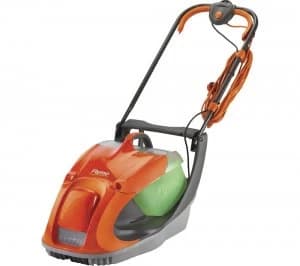 FLYMO Glider 330 Corded Hover Lawn Mower - Orange & Grey, Orange