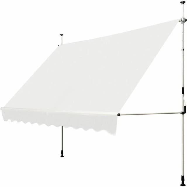 COSTWAY Home Office Desk Computer Desk PC Laptop Table w/ Bookshelf & Host Stand White