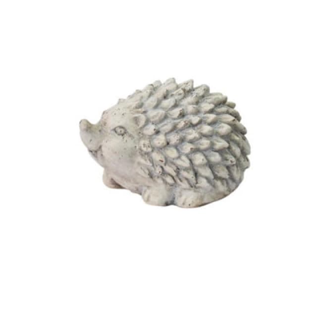 Minster Hedgehog Ornament - L21 X W17 X H13cm - Cream Cement