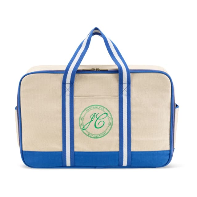 Joules Duffle - Boat Club Duffle - Boat Club - 32(h) x50(w) x 15(d) cm - Natural Blue - Jlb5008-111 Natural Blue
