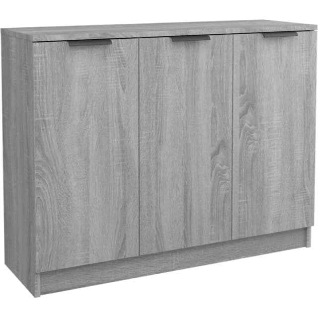 VIDAXL Sideboard Grey Sonoma 90.5x30x70cm Engineered Wood vidaXL 8720286967966