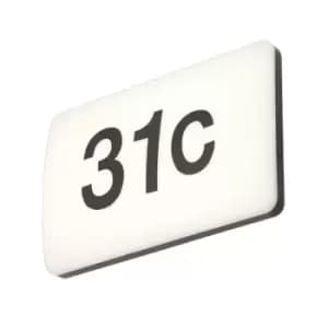 Zinc MESA 16W LED Door Number Light