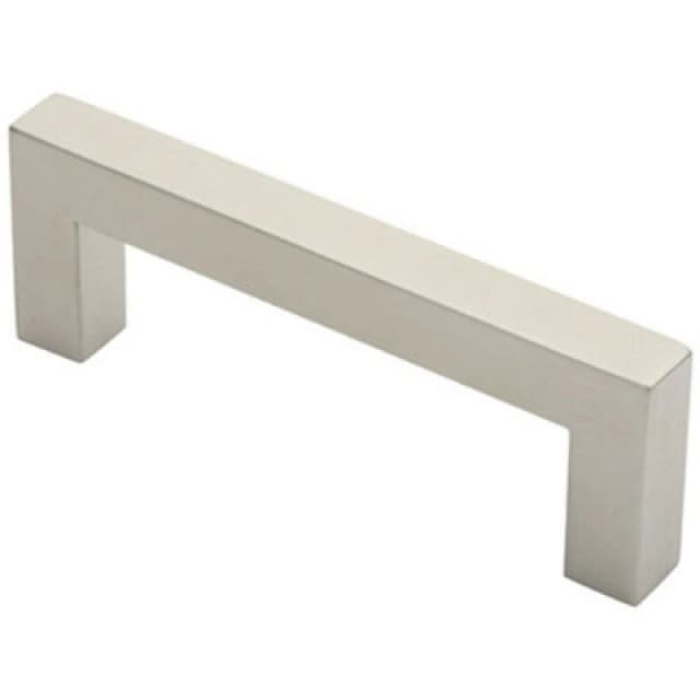 Loops Square Mitred Door Pull Handle 169 x 19mm 150mm Fixing Centres Satin Steel Metallics unisex