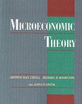 Microeconomic Theory by Andreu Mas-Colell Paperback