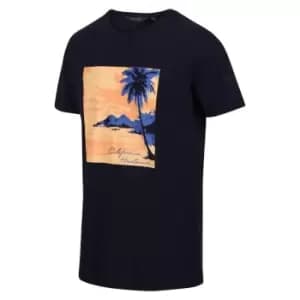 Regatta Cline VII Short Sleeve Tshirt - NavyHeatWave