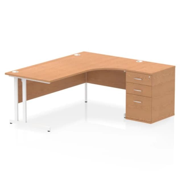 Dynamic Office Solutions Impulse 1800mm Cantilever Right Crescent Desk Workstation I004146