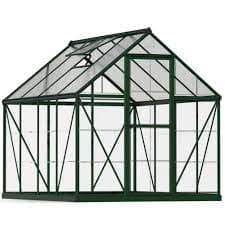 Palram - Canopia Hybrid 6 x 10ft - Green Greenhouse Polycarbonate and aluminium