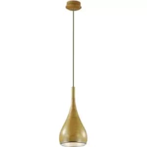 Netlighting Gemma Modern 1 Light Dome Pendant Ceiling Light, E27 - ITLMA01986CQ-