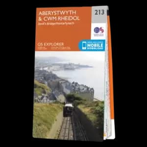 Map of Aberystwyth & Cwm Rheidol