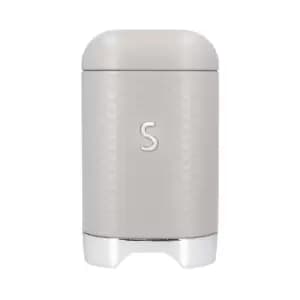 Textured Geo Metal Sugar Canister