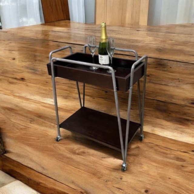 Minster Drinks Kitchen Trolley - Metal - L35 X W63 X H75 Cm