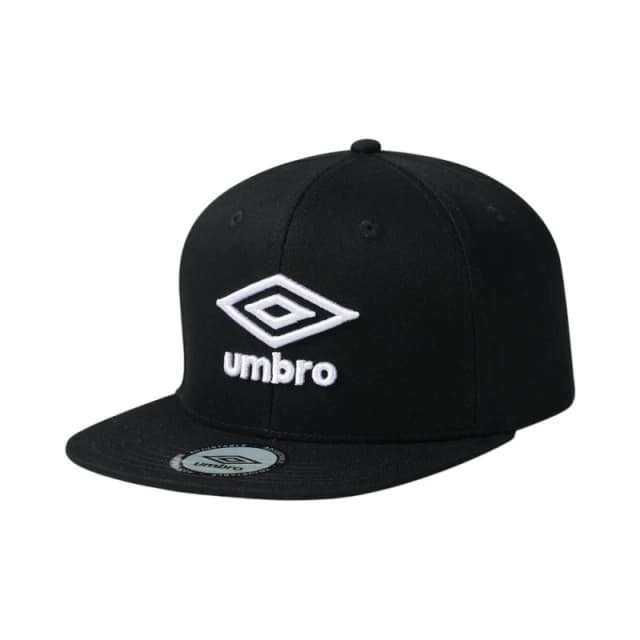 Umbro Womens Flat Snapback Baseball Cap in Black Female One Size
