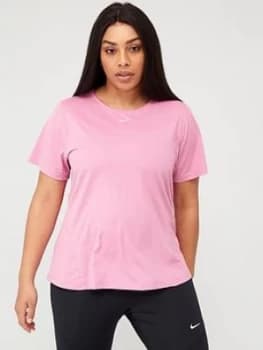 Nike Pro Training Tee (Curve) - Flamingo
