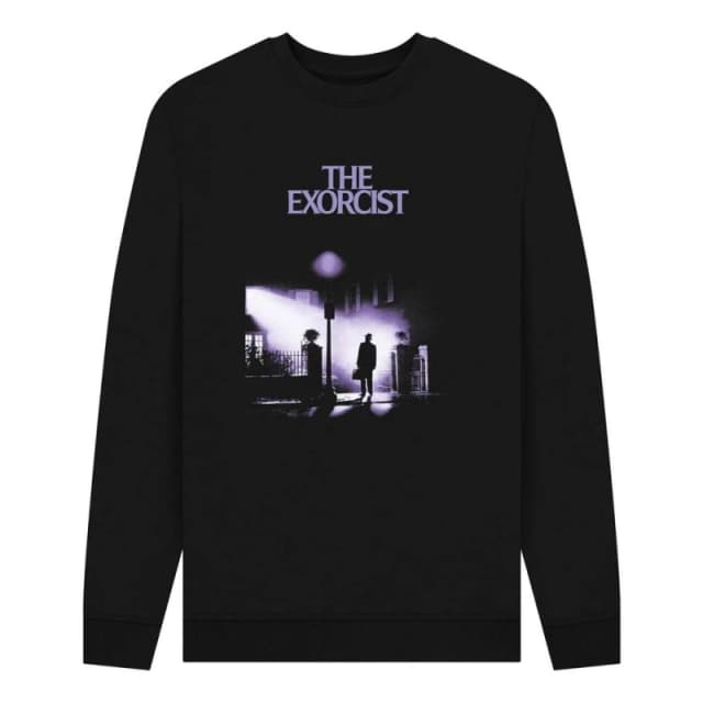 The Exorcist Mens Movie Poster Sweatshirt in Black Size: Small Black Male S