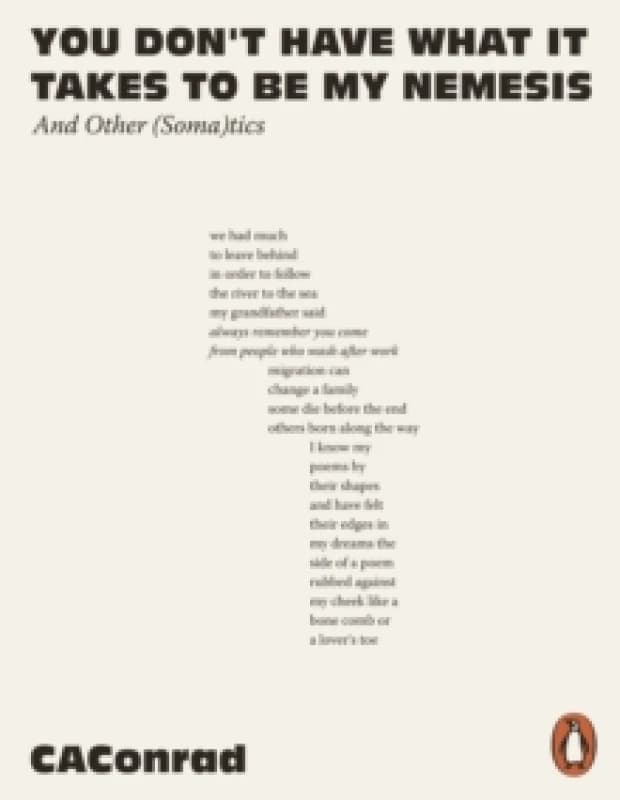 You Don't Have What It Takes to Be My Nemesis : And Other (Soma)tics Paperback / softback