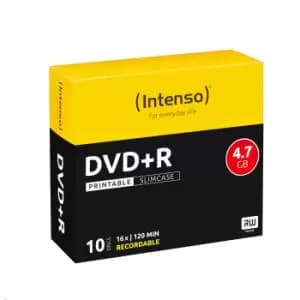 Intenso DVD+R 4.7GB, Printable, 16x 10 pc(s)