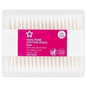 Superdrug Cotton Paper Buds x 200