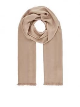 Accessorize Plain Woven Scarf - Champagne