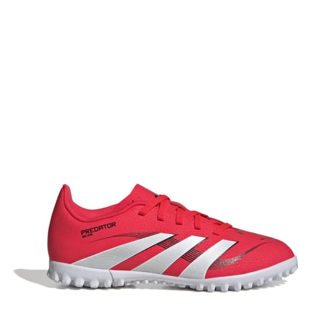 adidas Predator Club Junior Astro Turf Football Boots Red 3
