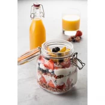 Kilner Clip Top Jar - Square 1L
