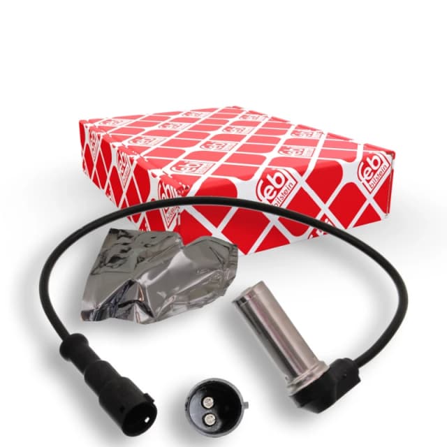 FEBI BILSTEIN 14609 ABS Sensor Rear Axle Right, with sleeve Sensor,wheel speed (412)