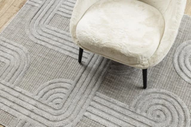 RugsX Carpet Santo Sisal 1001 Geometric Grey 80X150 Cm