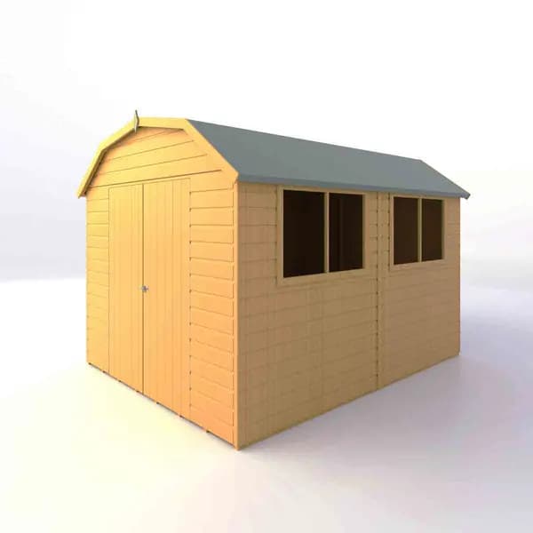 Shire Barn 10ft x 8ft Shed Workshop BARN1008DSL-1AA