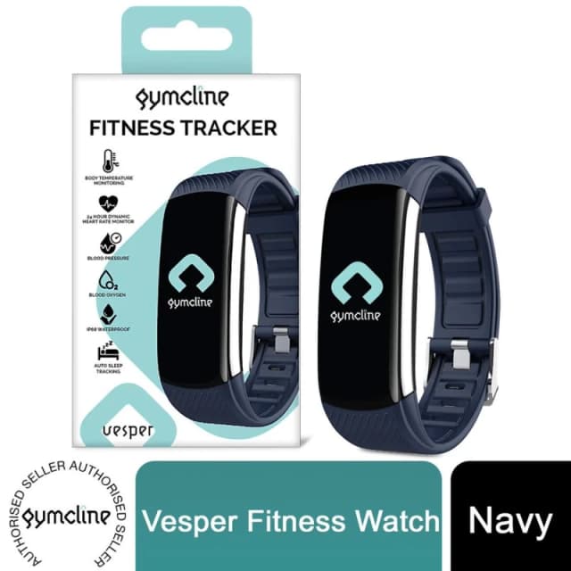 Gymcline Gymcline Vesper Fitness Tracker - Body Temperature Monitoring, Navy