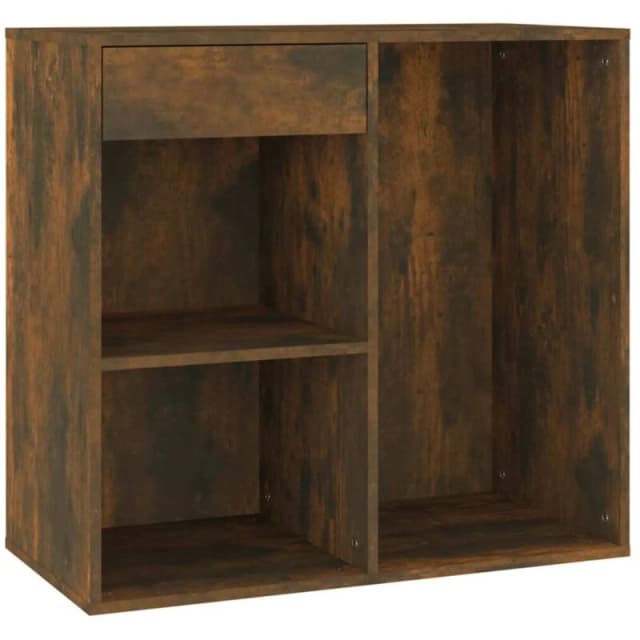 Vidaxl Cosmetic Cabinet Smoked Oak 80X40X75cm Engineered Wood, Brown 820502