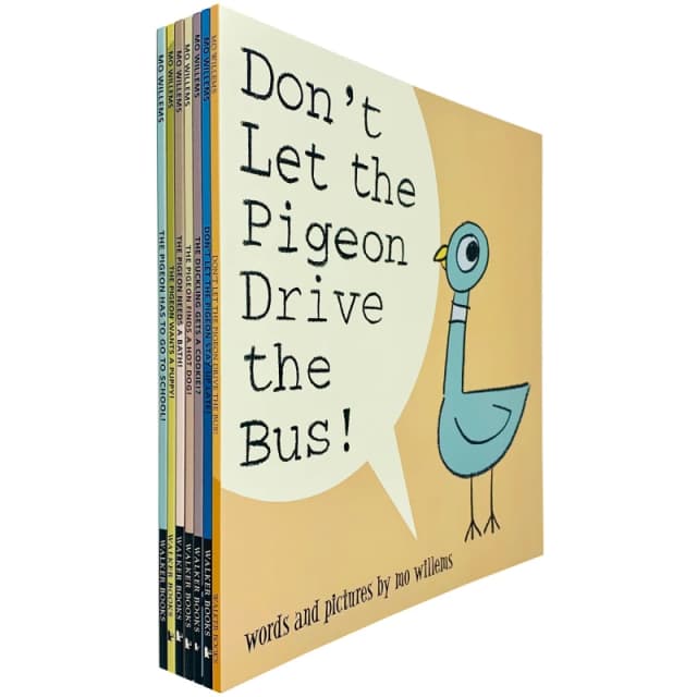 Don't Let the Pigeon Series 7 Book Collection Mo Willems Mo Willems Books