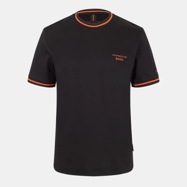 Boss Mens Short Sleeve Polo Shirt Black male XS