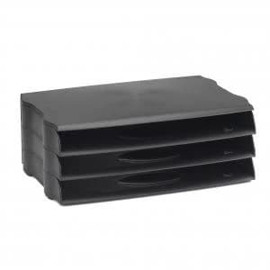 Avery Desktop Range Wide Tray Bk Pack of 3