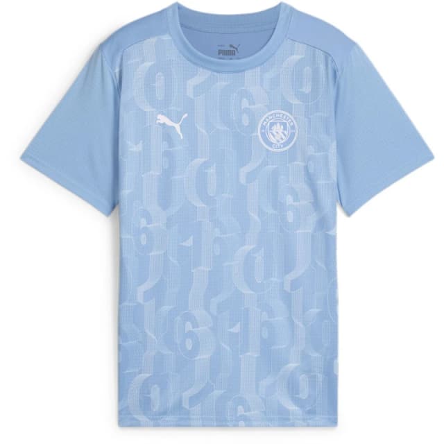 Puma Manchester City Prematch Shirt 2024 2025 Junior - Yellow Yellow 7 - 8 Years