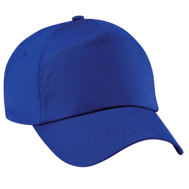 Beechfield Beechfield Men Plain Original 5 Panel Baseball Cap Pack of 2 in Royal Royal One Size Male 5059269086886