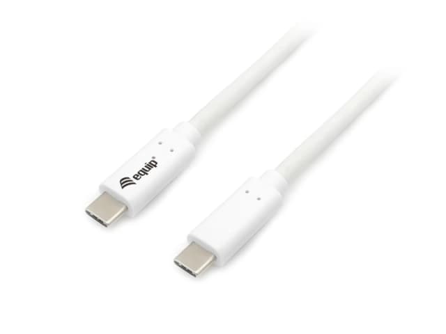 Equip USB 3.2 Gen 1 C to C Cable. 0.5m. PD 60W. 5Gbps. White