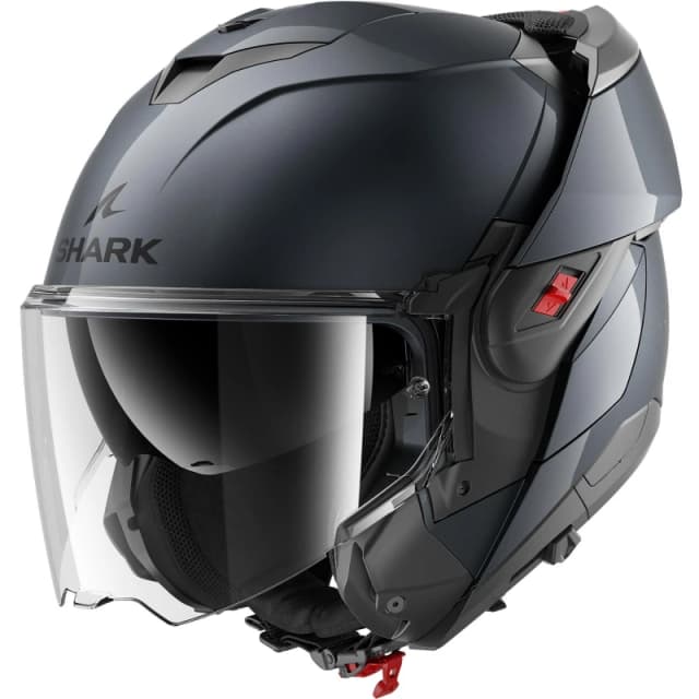 Shark Oxo Blank Helmet, black-grey, Size 2XL for Men