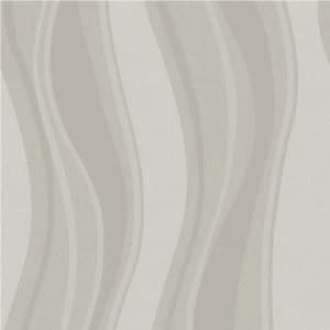 Graham and Brown Super Fresco Elan Wallpaper /Silver