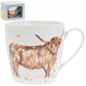 Country Life Mug Highland Cow
