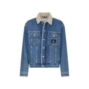 Calvin Klein Jeans Sherpa Denim Jacket - Blue